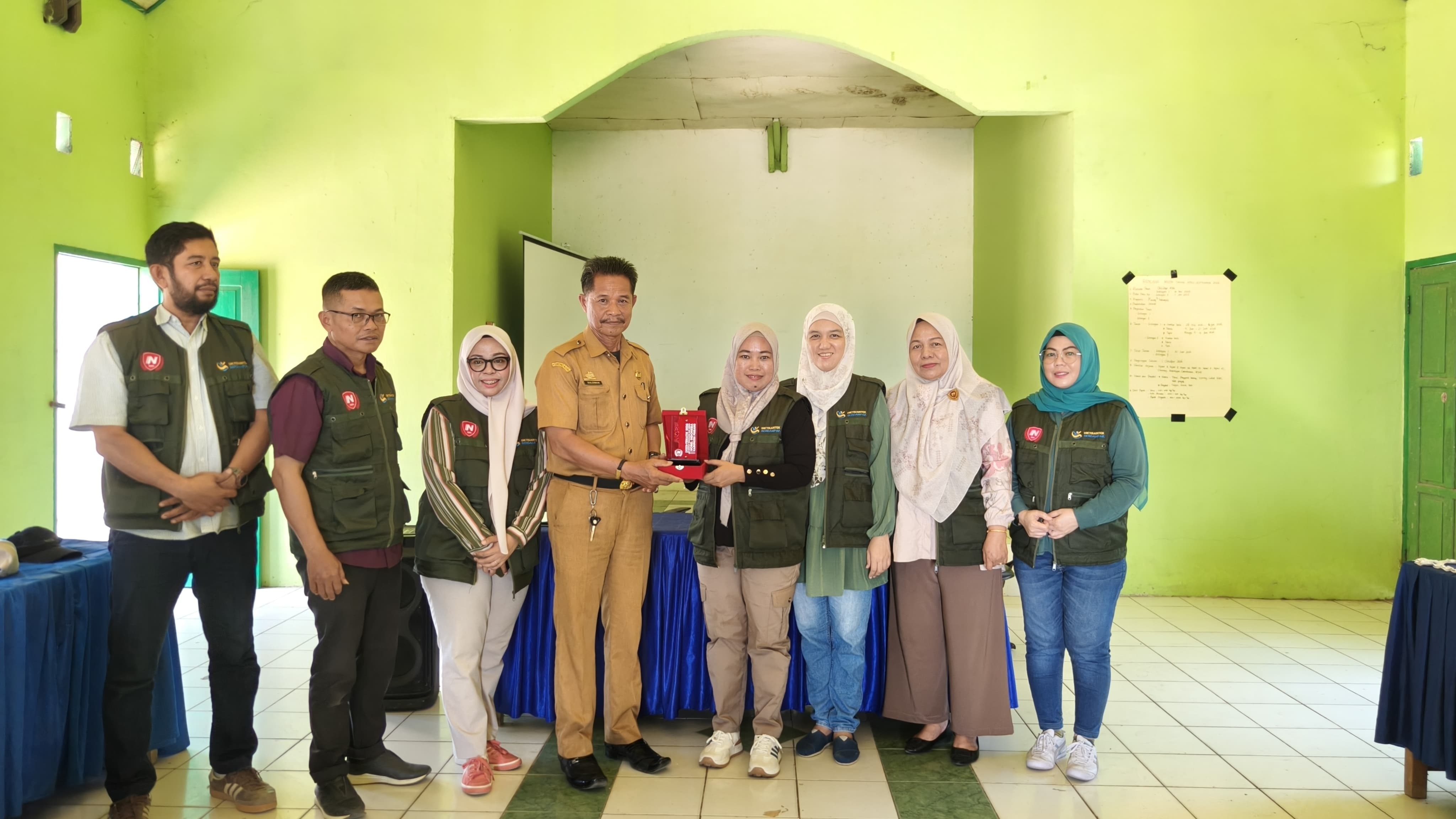 Resmi Ditarik, Sekcam Cempa Apresiasi Kontribusi Mahasiswa KKN Nobel Indonesia
